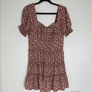 Trixxi orange Floral Mini Dress